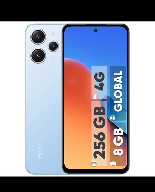گوشی موبایل شیائومی (استوک )مدل Redmi 12 دو سیم کارت ظرفیت 256 گیگابایت و رم 8 گیگابایت 12 ماه گارانتی به همراه شارژر کارکرده - گلوبال