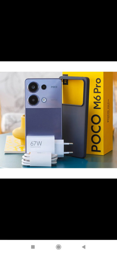 گوشی موبایل شیائومی مدل Poco M6 pro(استوک) دو سیم کارت ظرفیت 256گیگابایت و رم 8گیگابایت