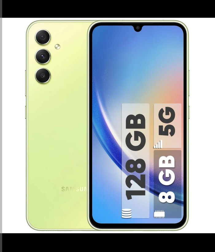 گوشی موبایل سامسونگ Galaxy A34(استوک) دو سیم کارت ظرفیت 128گیگابایت و رم 8گیگابایت