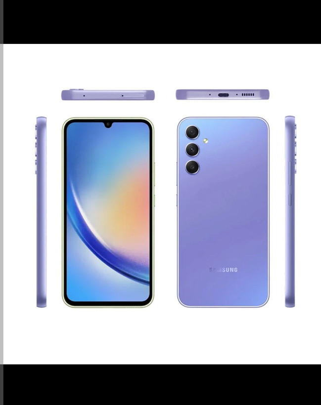 گوشی موبایل سامسونگ Galaxy A34(استوک) دو سیم کارت ظرفیت 128گیگابایت و رم 8گیگابایت