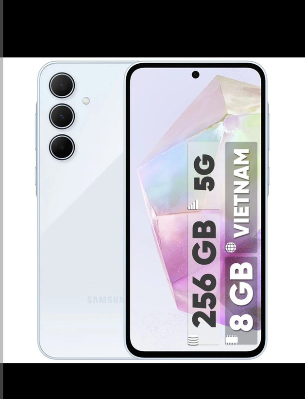 گوشی موبایل سامسونگ مدل Galaxy A35 5G(استوک) دو سیم کارت ظرفیت 256گیگابایت و رم 8گیگابایت-ویتنام 1ماه مهلت تست
